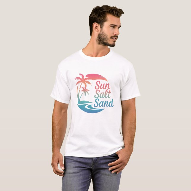 Camiseta Summer Sun Salt Sand (Frente Completa)