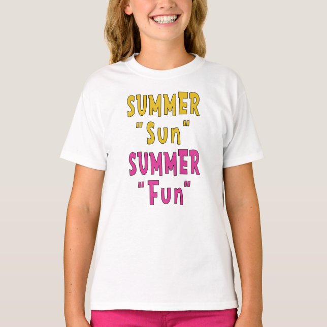 Camiseta Summer Sun Summer (Frente)