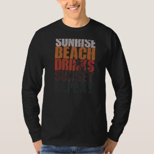 Camiseta Summer Sunrise Beach Bebe Sunset Repetir Praia