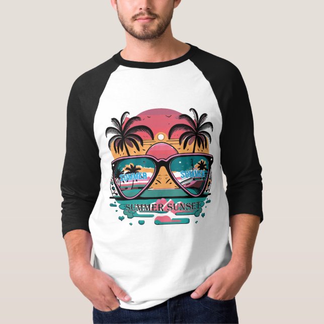 Camiseta Summer Sunset (Frente)