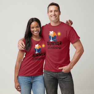 Camiseta Summer Sunshine Baby Fine Jersey T-Shirt Design