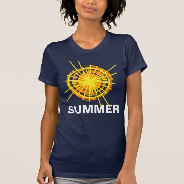 Camiseta Summer Sunshine Funny Personalizável (Frente)