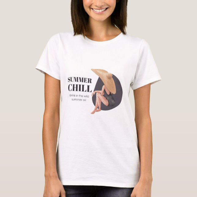 Camiseta Summer Surfer Beach Girl (Frente)