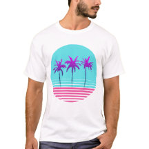 Summer Synth Tropical Vibes Tee!
