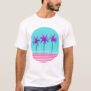 Camiseta Summer Synth Tropical Vibes Tee!