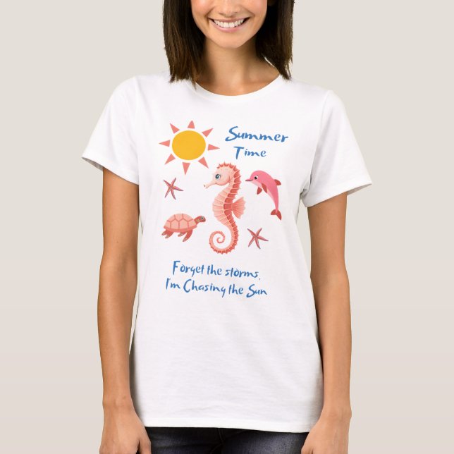Camiseta Summer time-forget the storms T-Shirt (Frente)
