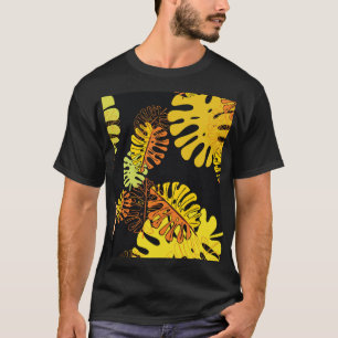 Camiseta Summer Tropical Leaves Vintage Design