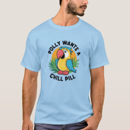 Camiseta Summer Tropical Parrot Design