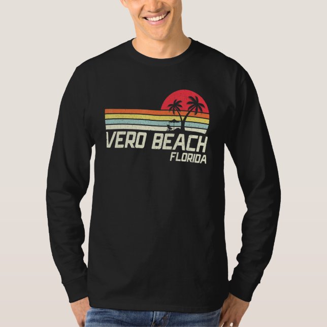 Camiseta Summer Vacage na praia de Vero, Flórida (Frente)