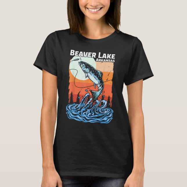 Camiseta Summer Vacation Sunset Arkansas Beaver Lake (Frente)