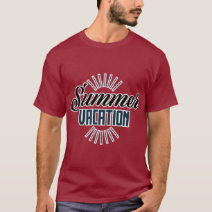 Camiseta “Summer Vacation Vibes” – Perfeita para