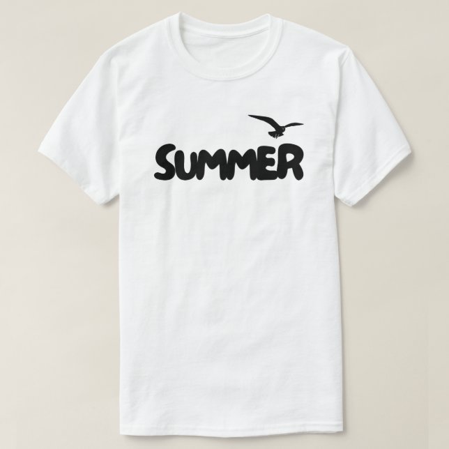 Camiseta Summer Vibe Simples (Frente do Design)