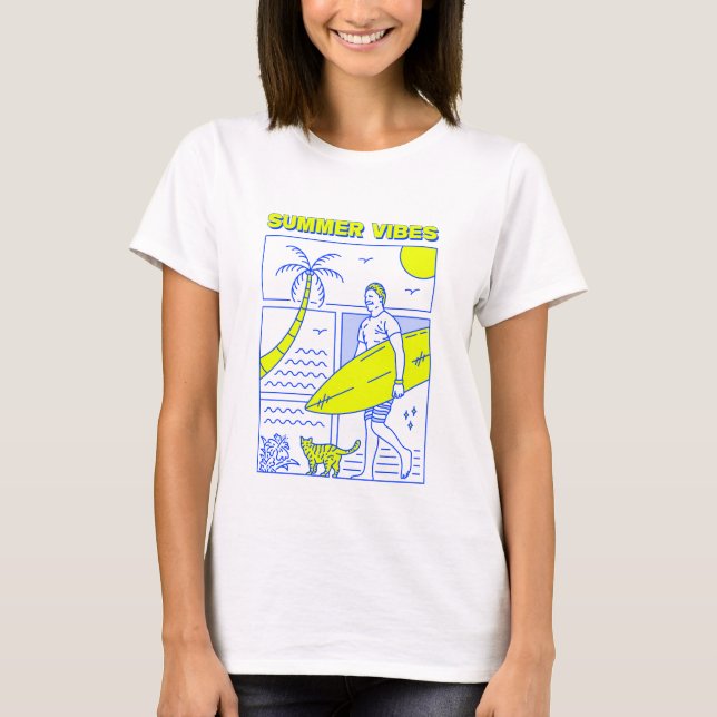 Camiseta Summer Vibes (Frente)