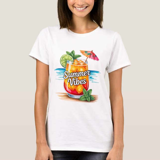Camiseta Summer Vibes  (Frente)