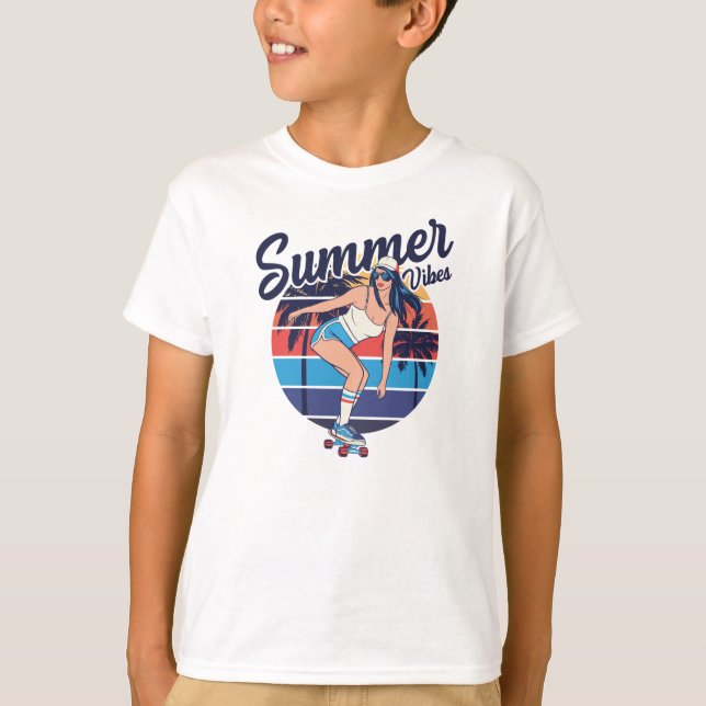 Camiseta Summer Vibes (Frente)