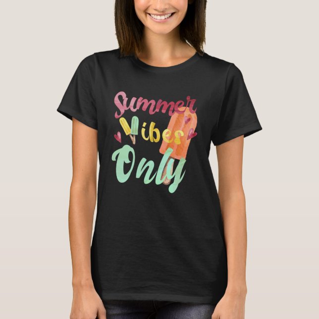 Camiseta Summer Vibes Apenas Melon Lem, Sorvete de Fruta de (Frente)