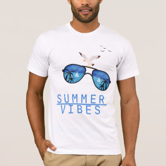 Camiseta Summer Vibes Beach SunGlass T-Shirt