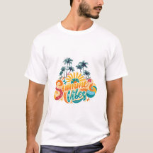 Summer Vibes" - Design brilhante, preto e bonito!