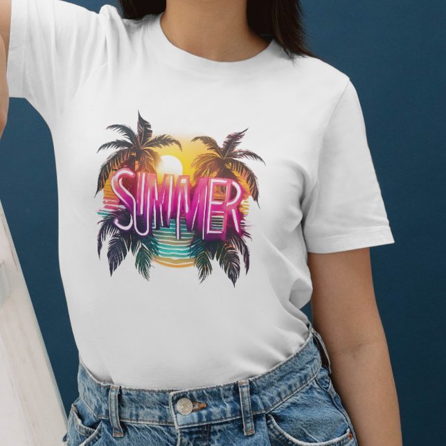 Camiseta Summer Vibes Design für Strandfans (Criador carregado)