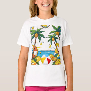 Camiseta Summer Vibes e diversão ao ar livre