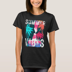 Camiseta Summer Vibes Hello Summer Vacations Family Beach T