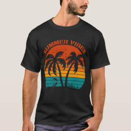 Camiseta Summer Vibes Retro Beach