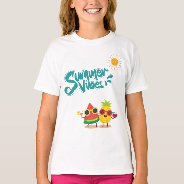 Camiseta Summer Vibes T-Shirt (Frente)
