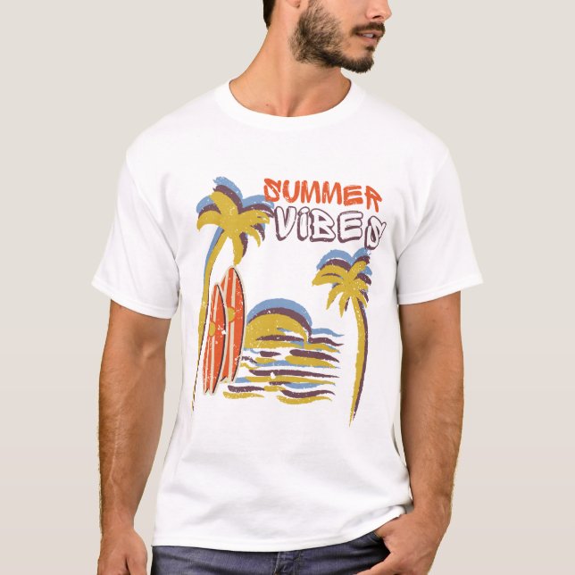 Camiseta Summer Vibes Vacage (Frente)