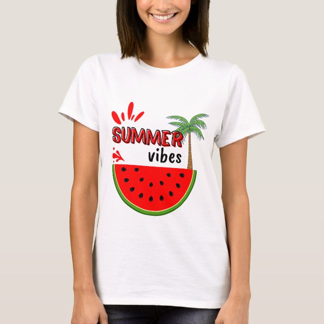 Camiseta "Summer Vibes & Watermelon Slices - Sweet Season T (Frente)