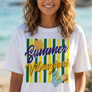 Camiseta Summer Vibrazioni Viagem Itália