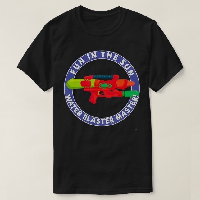Camiseta Summer Water Blaster por ASJ (Frente do Design)