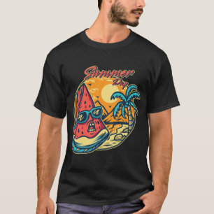 Camiseta Summer Watermelon Fruta de Verão Férias de Verão