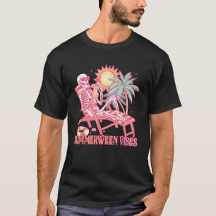 Camiseta Summerbetween Vibes Skeleton Summer Vacation Beach