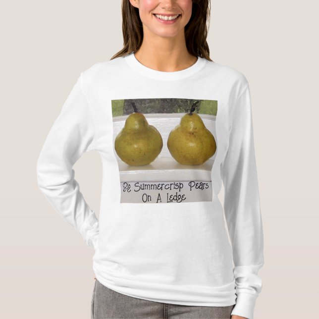 Camiseta Summercrisp Pears on Ledge Art Tshirt (Frente)