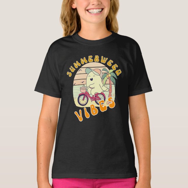 Camiseta Summerentre Vibes Spooky Summer (Frente)