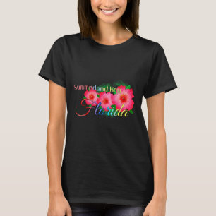 Camiseta Summerland Key Florida Tropical Flowers Family Vac