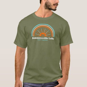Camiseta Summersville Lake West Virginia Rainbow