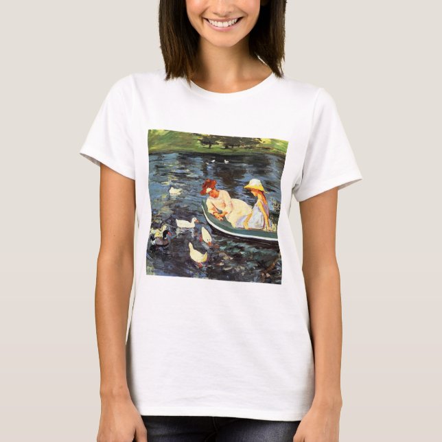 Camiseta Summertime (por Mary Cassatt) (Frente)