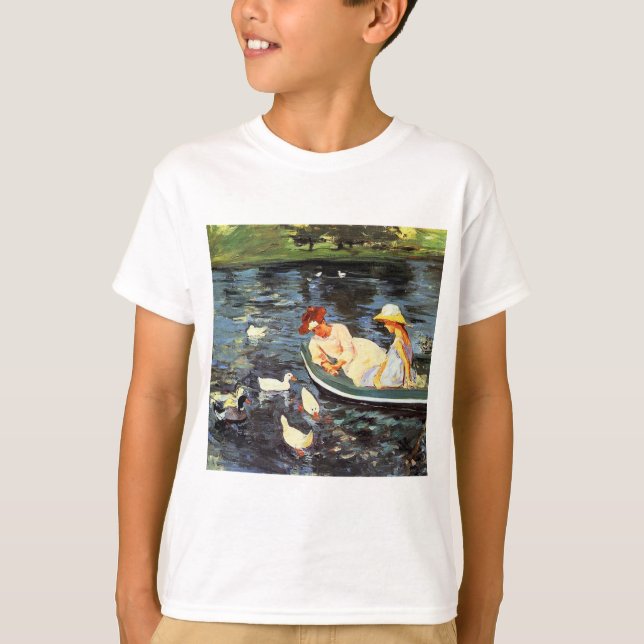 Camiseta Summertime (por Mary Cassatt) (Frente)