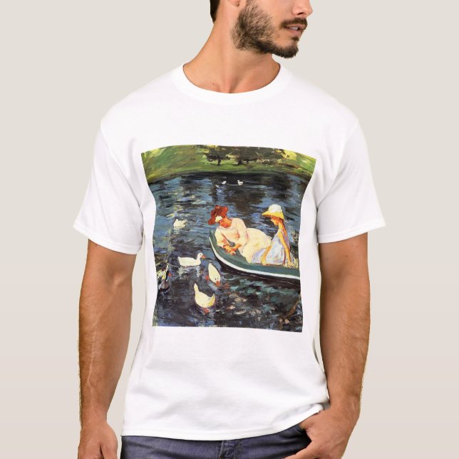 Camiseta Summertime (por Mary Cassatt) (Frente)