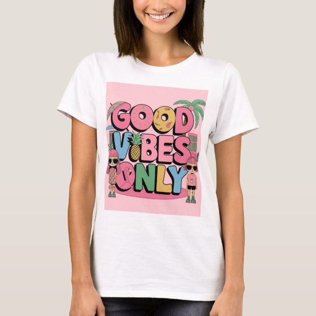 Camiseta Summery Good Vibes (Frente)