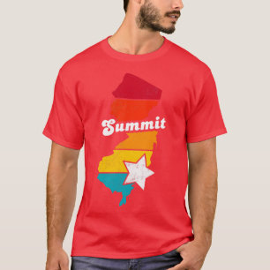 Camiseta Summit New Jersey Vintage afligiu Souvenir 2