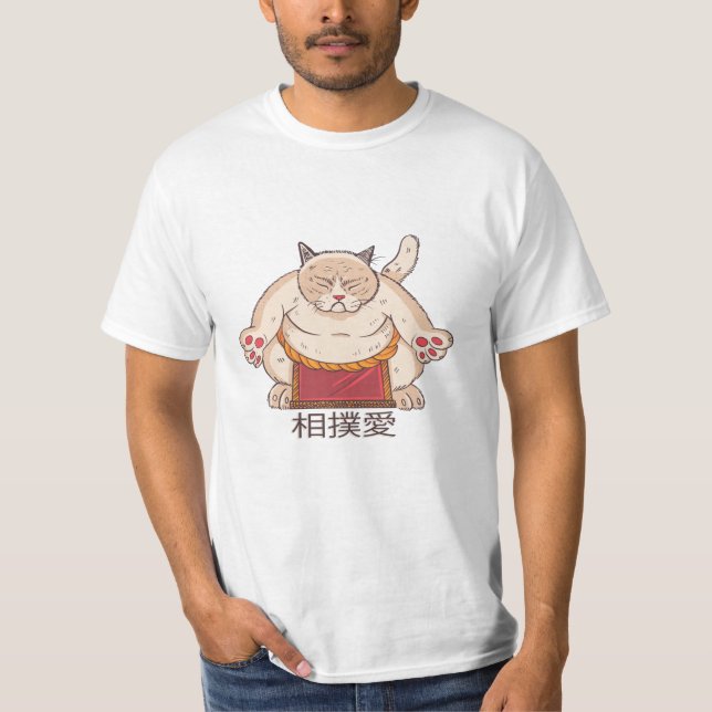 Camiseta Sumo Cat (Frente)