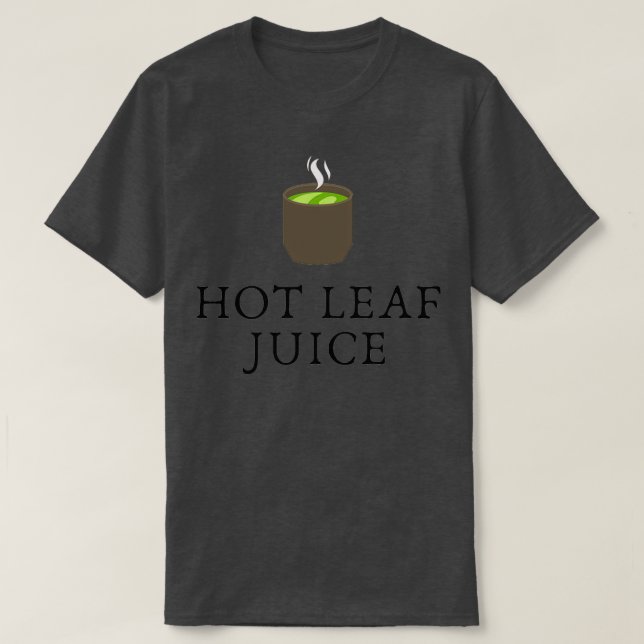 Camiseta Sumo de Folha Quente (Frente do Design)
