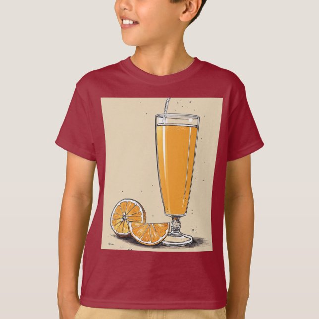 Camiseta Sumo de laranja (Frente)