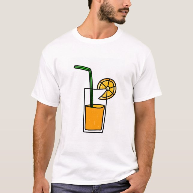 Camiseta sumo de laranja (Frente)