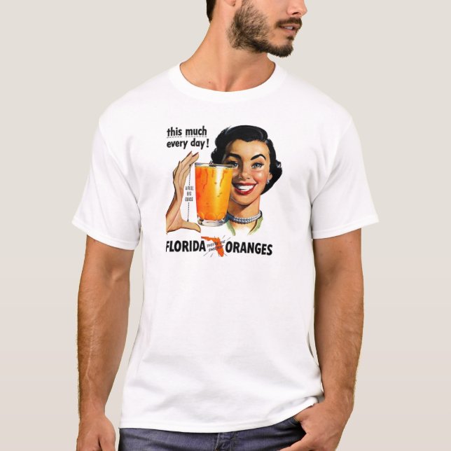 Camiseta Sumo de laranja de Florida (Frente)