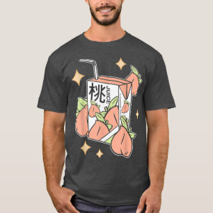 Camiseta Sumo de Pêssego Japonês Bonito Bebe Anima de Manga