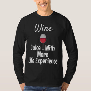 Camiseta Sumo De Vinho Com Mais Experiência De Vida