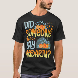 Camiseta Sumo Fresco de Fruta de Árvore em Laranja-mandarin